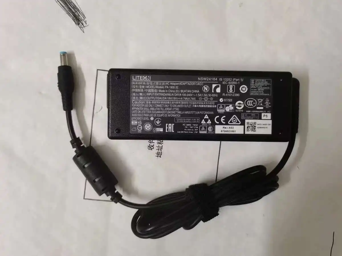 

Original LITEON 19V 4.74A PA-1900-32 For Intel NUC10FNH NUC10FNK NUC10i5FNHN Mini PC 90W 5.5mm*2.5mm AC Adapter