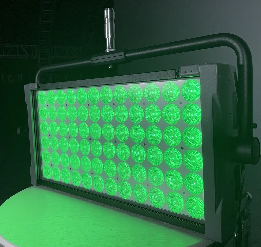 Professional 650W Waterproof Hard LED Panel Light High Brightness CRI97 IP65 Rating DMX512 Control Projection Lights
