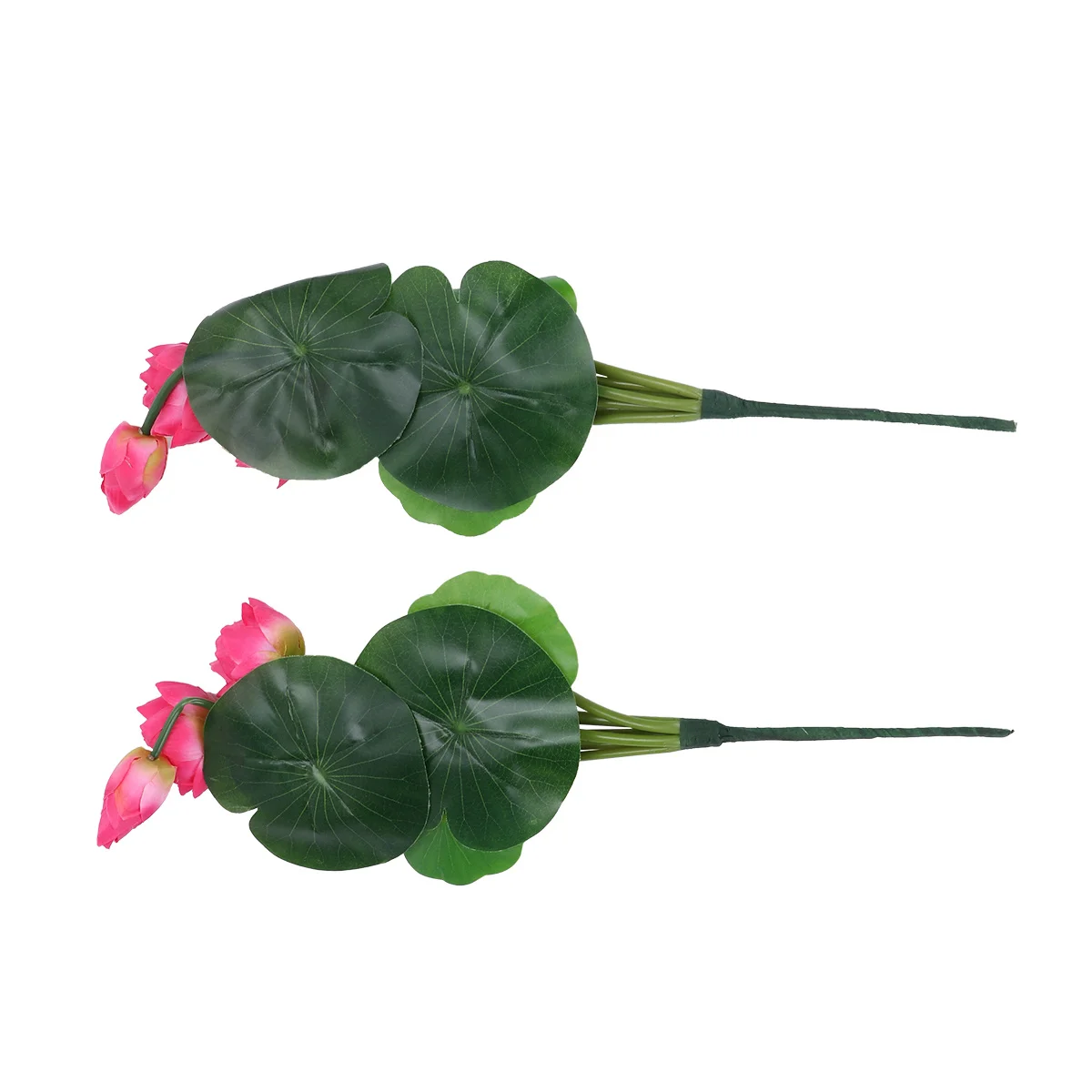 

2pcs Artificial Lotus Flowers Silk Flower Plant Home Craft Decor For Living Room Bedroom Store Festival Purple Fake