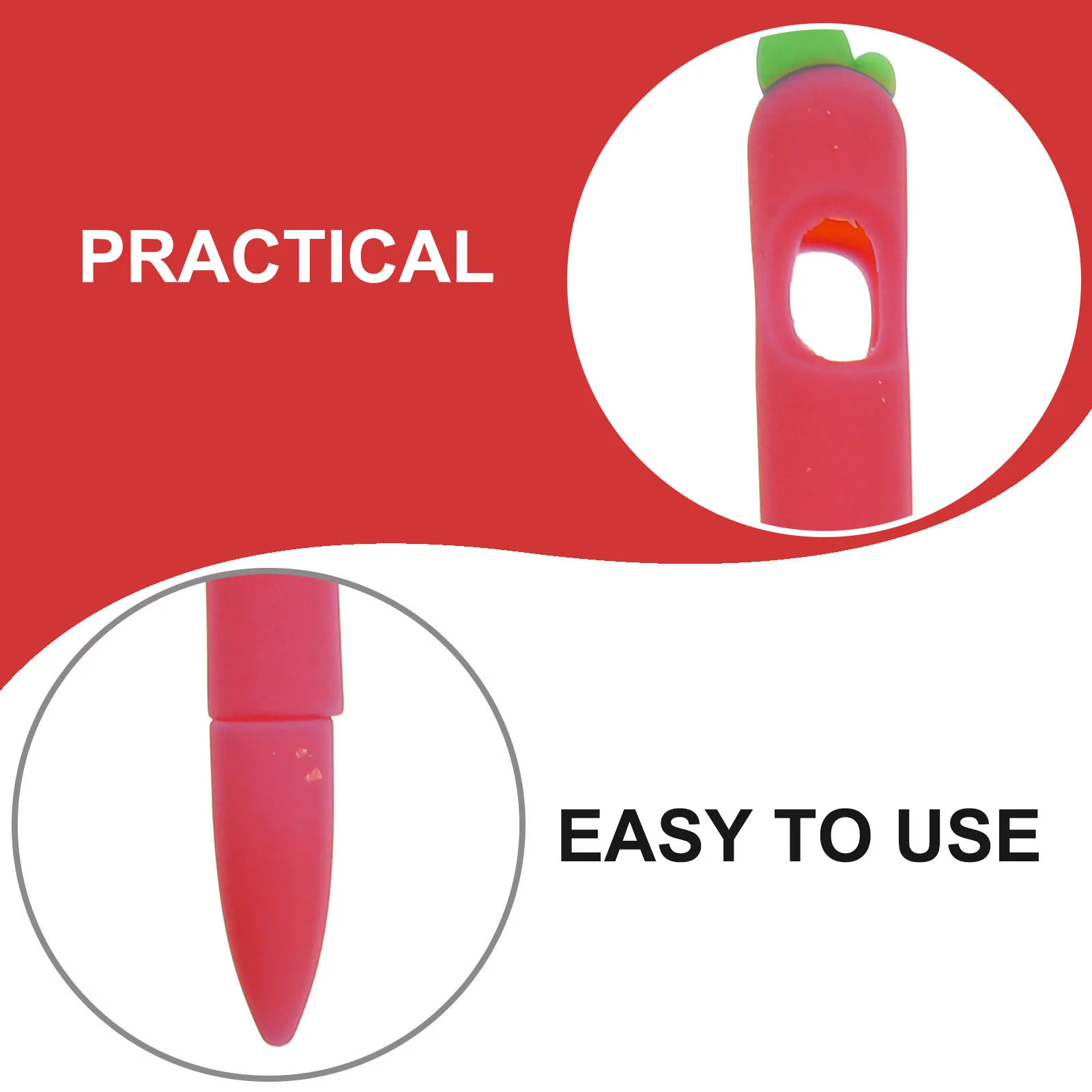 

Silicone Stylus Pen Sleeve Protective Skin Cover for Pencil 1 Soft Silicone Material Carrot Pattern Design Easy to Use Direct