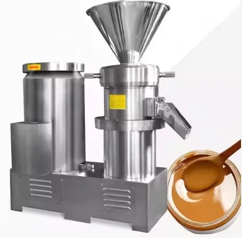 Colloid Mill Machine Industrial Peanut Butter Making Machine Cocoa Hazelnut Almond Paste Grinder Machine