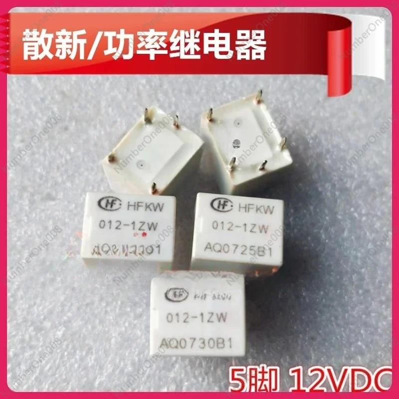 100%NEW original relay 10Pcs/Lot HFKW-012-1ZW HFKW 012-1ZW 12VDC HFKW-024-1ZW 24VDC HFKW 012 1ZW 5PIN 20A