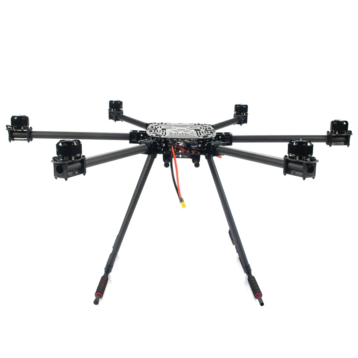 ZD850 Full Carbon Fiber ZD 850 Hexa-Rotor Frame Foldable Arm Hexacopter Frame Kit with Unflodable Landing Gear for FPV