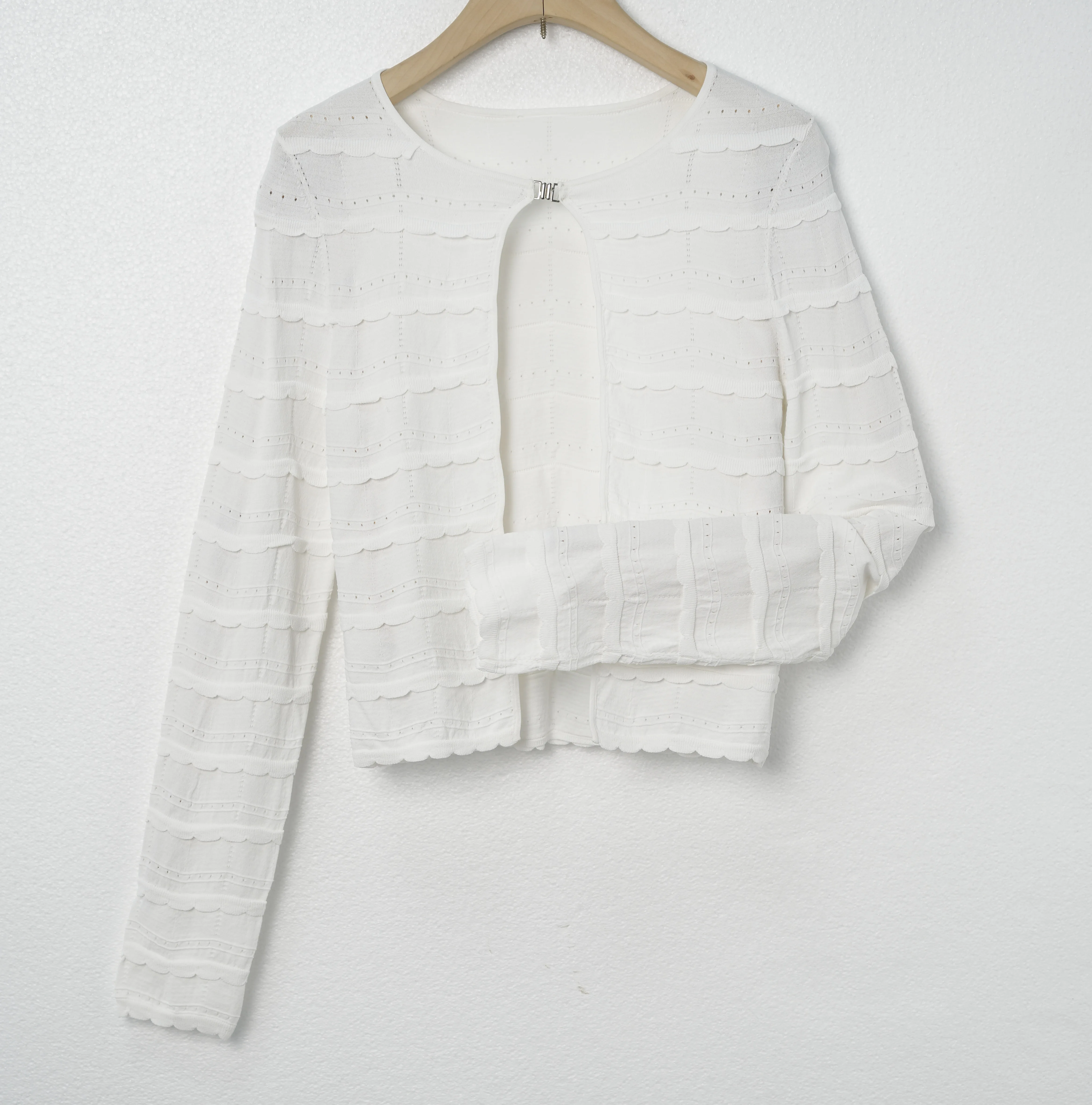 

Women's Lightweight Rayon Knitted Cardigan Casual Crewneck Sweater Long or Short for Spring Summer Daily Wear