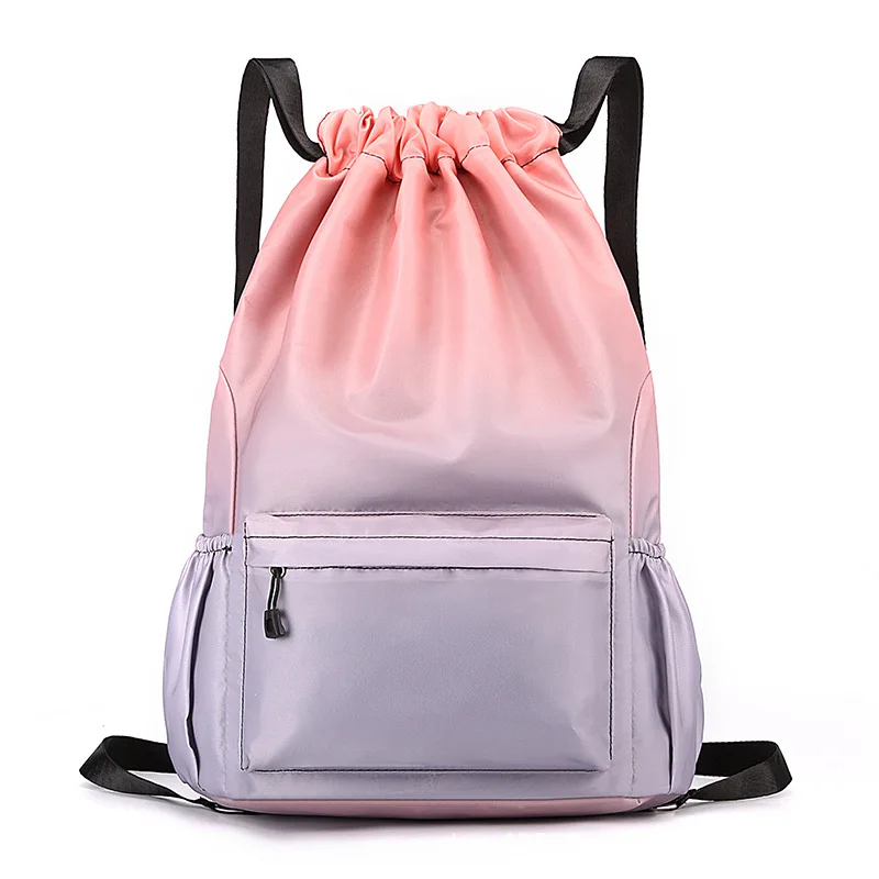Lightweight Drawstring Basketball Bag, Water-Resistant Fitness Bag, Drawstring Backpack, Outdoor Travel Bag, Sports Bag