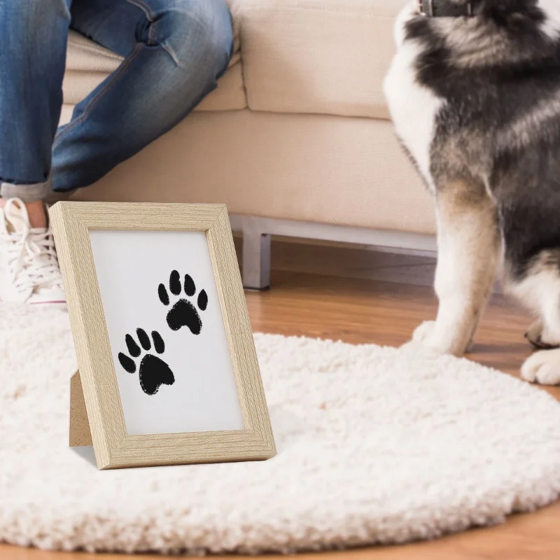 Haustier-Hund- und Katzenpfotenabdruck-Stempelset, sicher, ungiftig, für Baby-Handabdrücke, abwaschbar, leicht zu reinigen, DIY-Fußabdrücke, Haustier-Souvenirs, Top-Bewertung – Detail 12