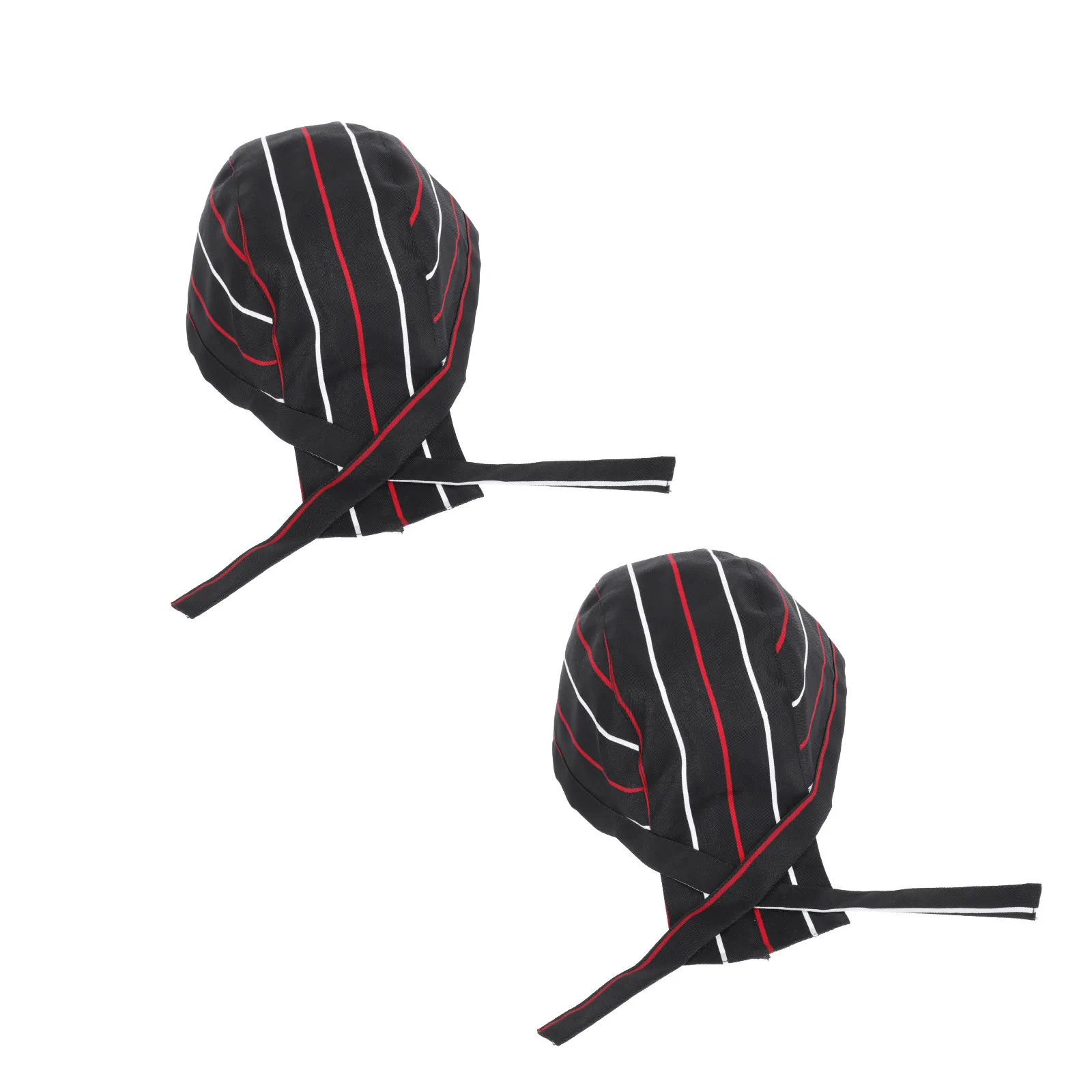 2 Gorros de Chef Pirata, Talla Única, Cómodos, de Poliéster, para Panaderos, Camareros, Trabajadores de Restaurantes, Uniformes de Cocina