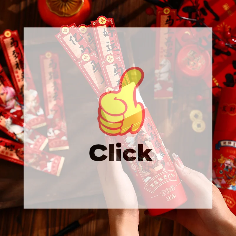 2026 Jaar van het Paard Rode Enveloppen Chinees Nieuwjaar Rode Envelop Geluk Rode Zakken Leuk Creatief Tekenen Veel Rode Enveloppen