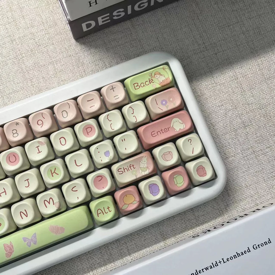 لوحة مفاتيح ميكانيكية، لعبة فتاة سلكية ثلاثية الأوضاع بلوتوث 2.4G، محمولة للفتيات #3