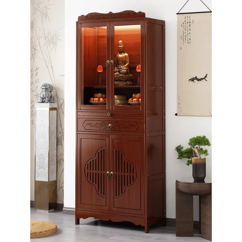 Living Room Worship Buddhist Cabinet Home Shrine Altar Table For Guan Gong God Of Wealth Bodhisattva Prayer Cabinet