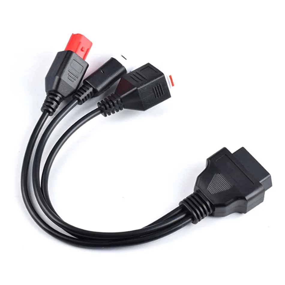 3, 4 , 6 Pin Motorcycle OBD2 Diagnostics Connector Cable For Yamaha 3PIN 4PIN for Honda 6Pin Motorbike OBD Extension Adapter