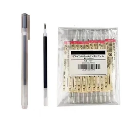 10Pcs Gel Pen Refills 0.38mm/0.5mm Ink for Gel Pen Refill Black/Blue/Red Ballpoint Refills Wholesale Office School Supply