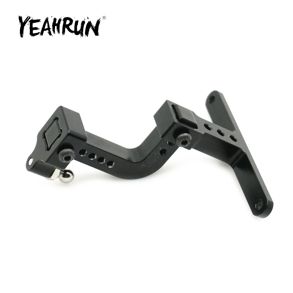 YEAHRUN CNC Metal Aluminum Adjustable Tow Trailer Hitch for Axial SCX10 1/10 RC Crawler Car Truck Upgrade Parts Accessories