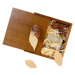 16.9cm Wooden Unfinished Storage Box for photos photograph souvenir Jewelry Baby Gift Box Walnut Decor Wood Wedding Gift Boxes