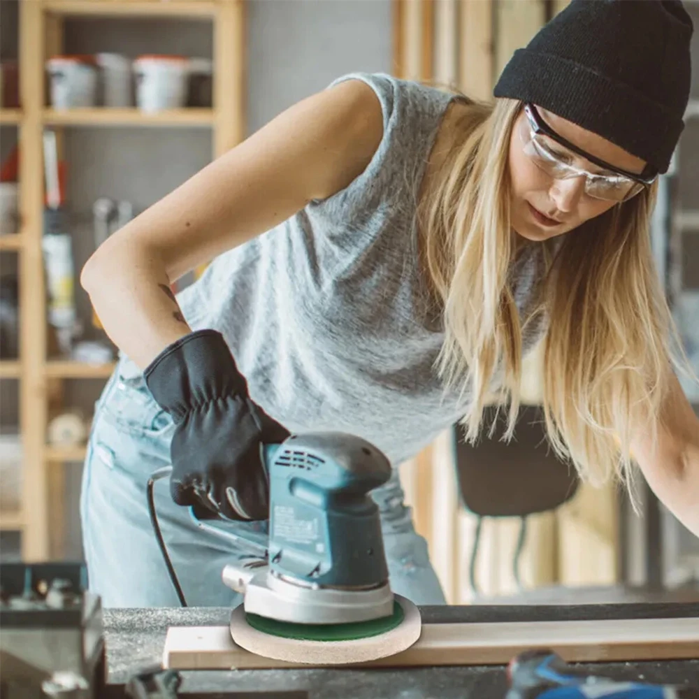 1-25 قطعة 4 "تلميع الصوف عجلة قرص الطحن الصناعية الصوف ورأى عجلة إزالة المعادن قرص الطحن لطاحونة زاوية