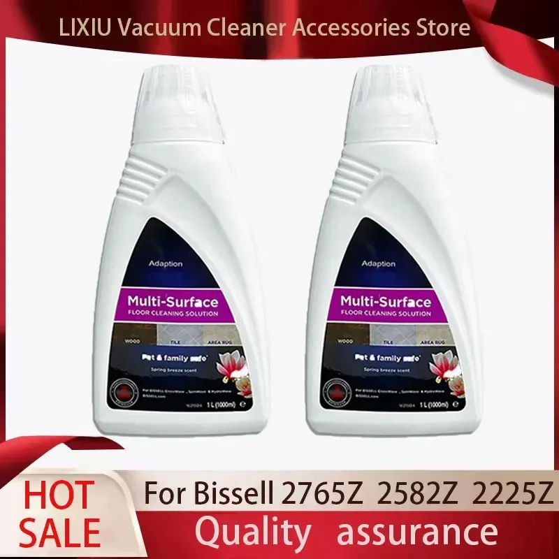Para Bissell 2765Z 2582Z 2225Z aspiradora líquido de limpieza solución de limpieza de suelo líquido 1L, piezas de aspiradora universales