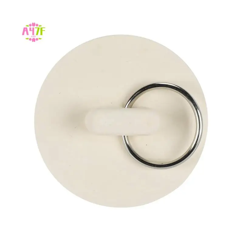 

A47F-White Rubber Wash Basin Bathtub Plug Sink Plug Drain Pipe Plug Sink Plug Water Plug