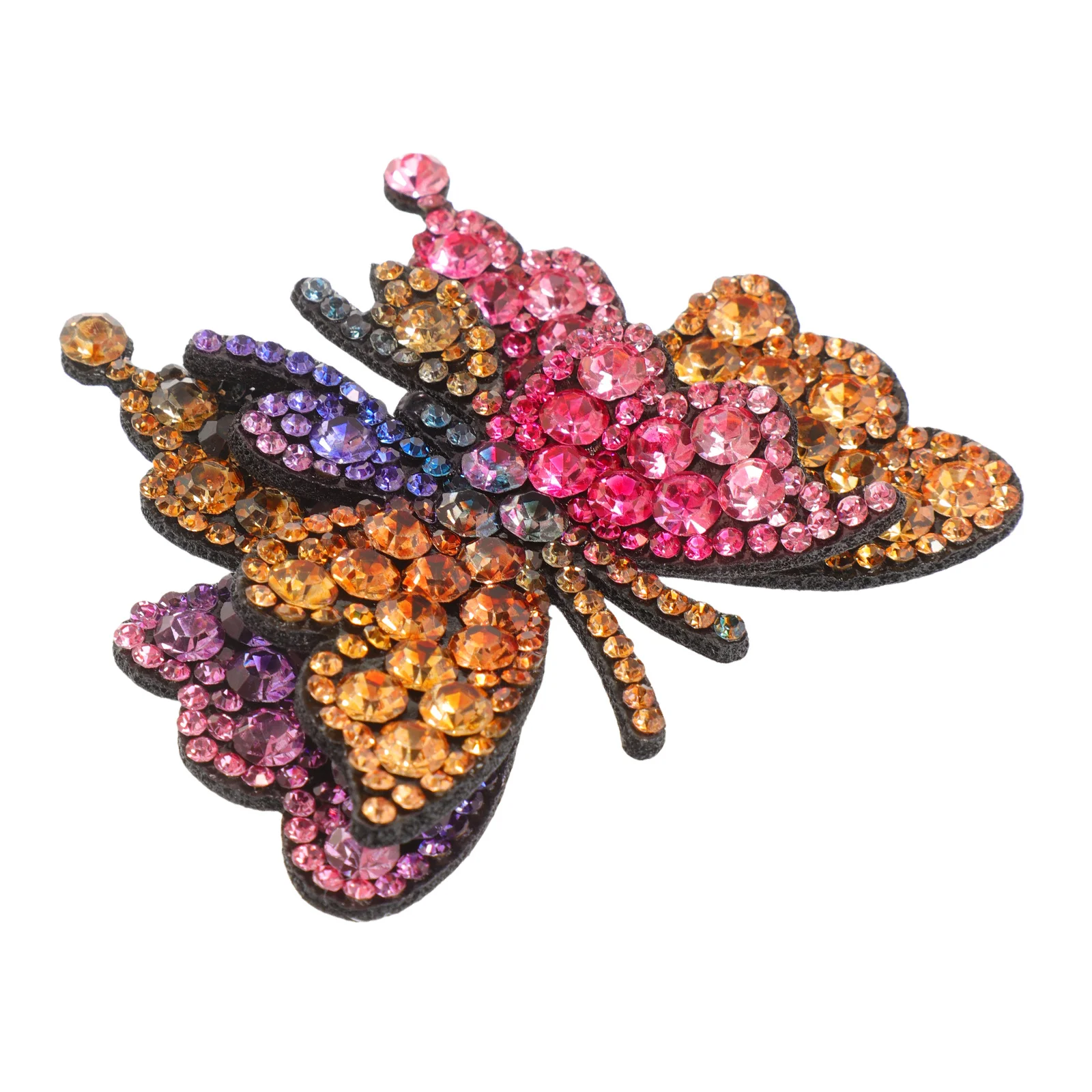 

Rhinestone Inlaid Butterfly Shoe Charm Removable Buckle Elegant Clip for Bridal High Heels Party Wedding Shoe Accessories