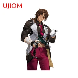 UJIOM 13cm × 7.6cm Handsome Gallagher Honkai Star Rail Wall Stickers Stronge Anime Man Decals Nice Room Decoration Accessories