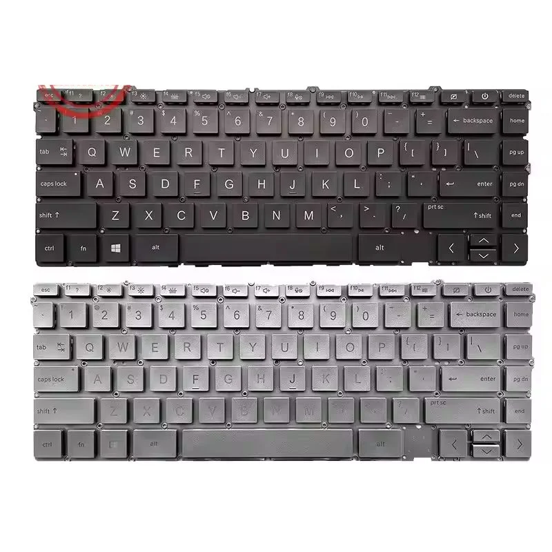 US layout keyboard For HP Envy 13-AY Brown Color