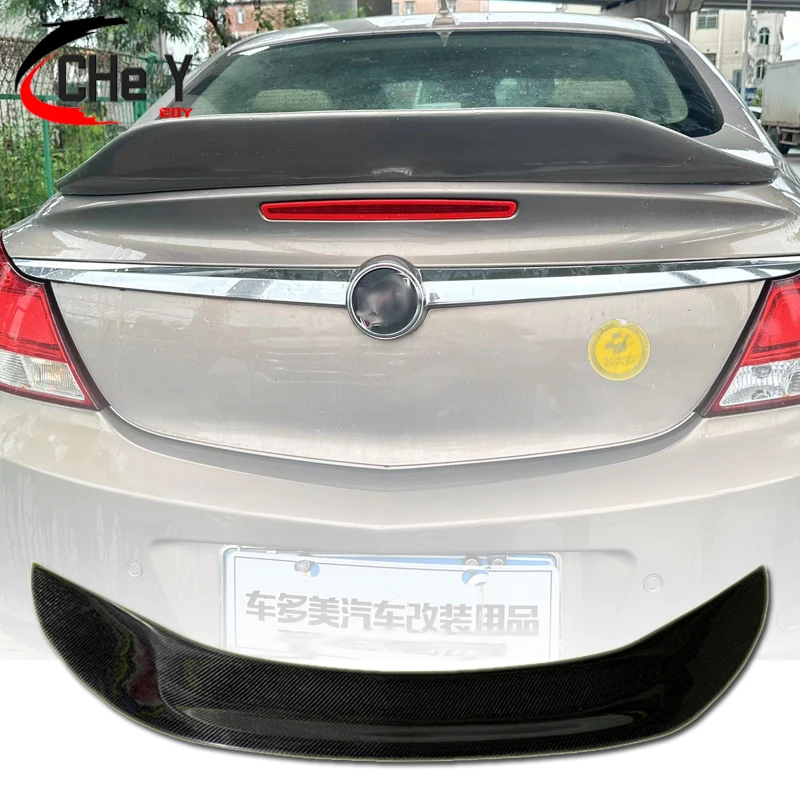 For Buick Regal Opel Year Vauxhall 2009-2013 Modified True Carbon Fiber True Wing Spoiler Trunk Trim JDM Style Rear Spoiler