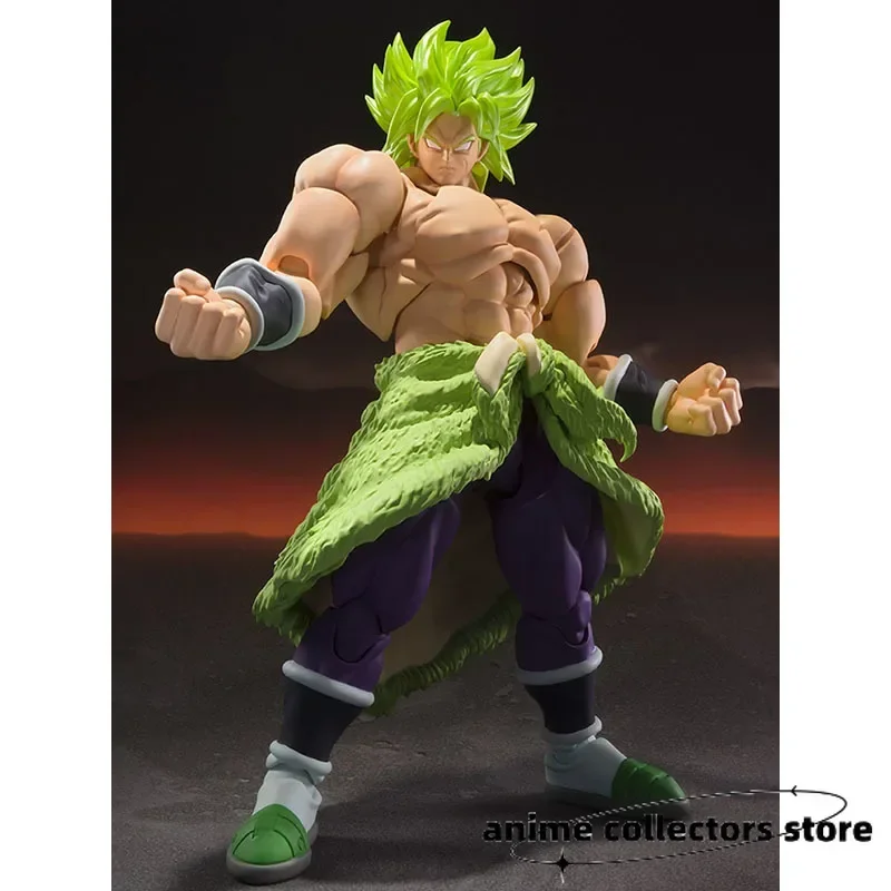 Goods In Stock 100% Original Bandai SHFiguarts SHF Broly Dragon Ball Super Broly PVC Animation Character Model Action Toy Gift