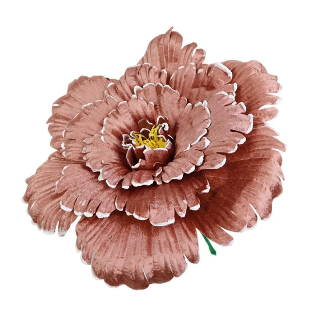 30cm Simulation Peony Flower Head Large Scale Foam Velvet Flower Large Floor Standing Base Flower Life Size Flower