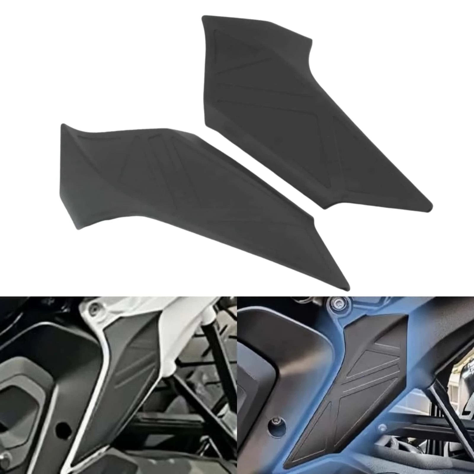 

Боковая рама мотоцикла, защита панели, левый и правый обтекатель, новый комплект, черный для BMW R1300GS 2024 + АБС-пластик