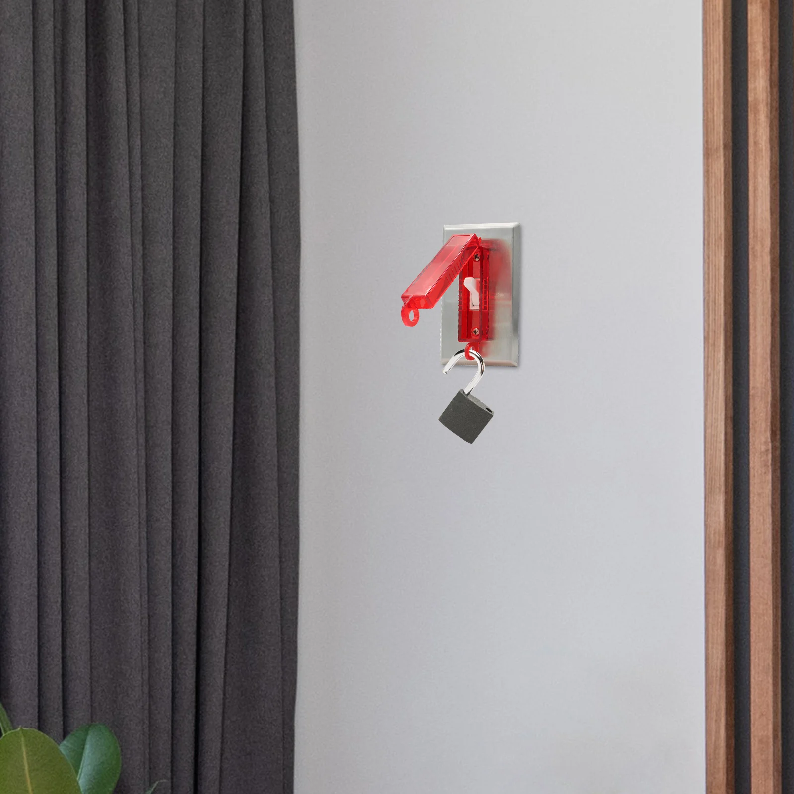 

Light Wall Button Lock Simple Installation Childproof Toggle Switch Guard Lock Hole Light Stopper Protector