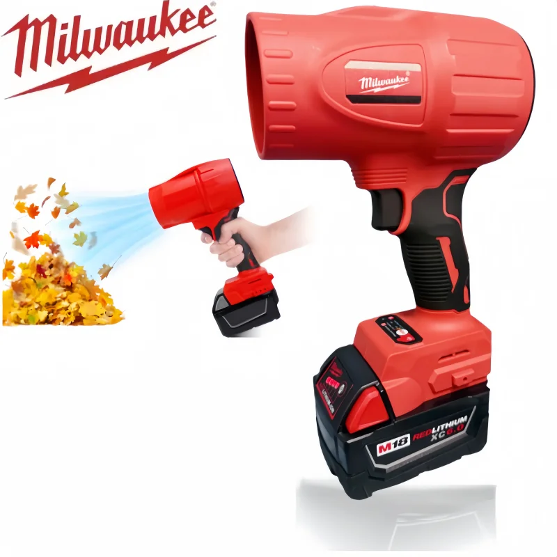 

Milwaukee 30000RPM Brushless Cordless Electric Powerful Air Blower Turbo Jet Fan Air gun Dust Blowing Tools For 18V Battery Pins