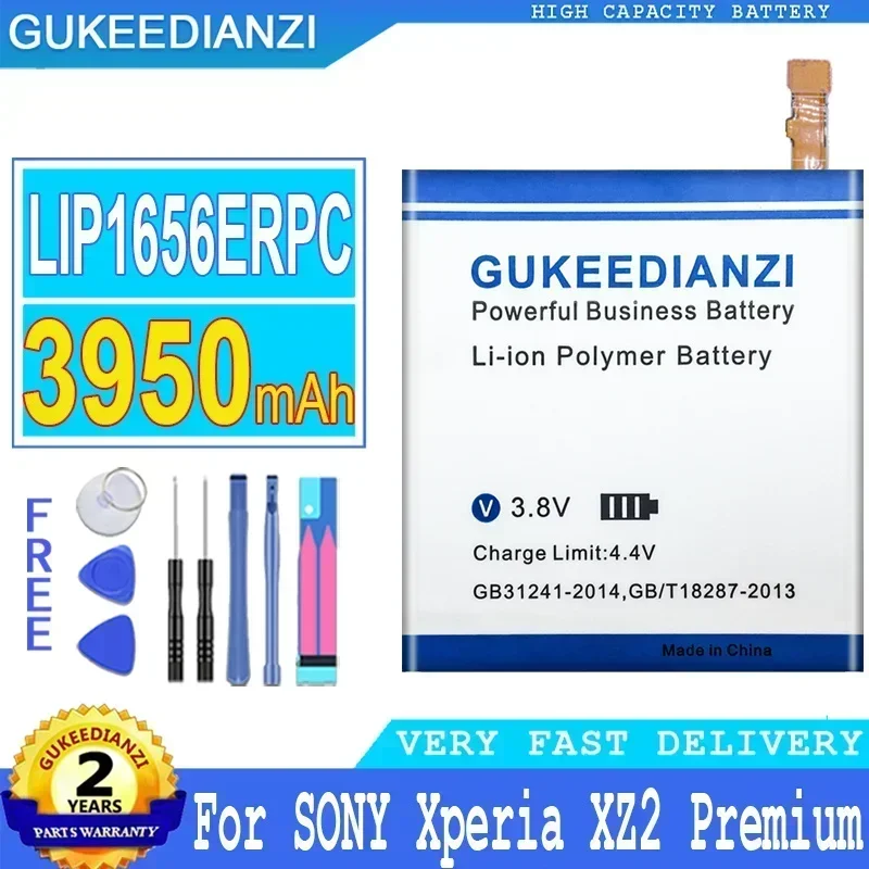 

Аккумуляторные батареи большой емкости LIP1656ERPC, портативный аккумулятор для смартфона, 3950 мАч, для SONY Xperia XZ2 Premium