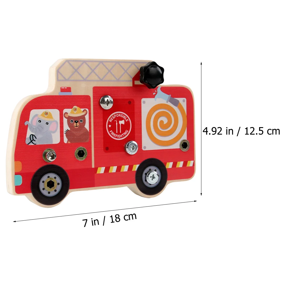 1 セットのドライバーボード教育用木製認知玩具子供のための早期学習手と目の調整創造性