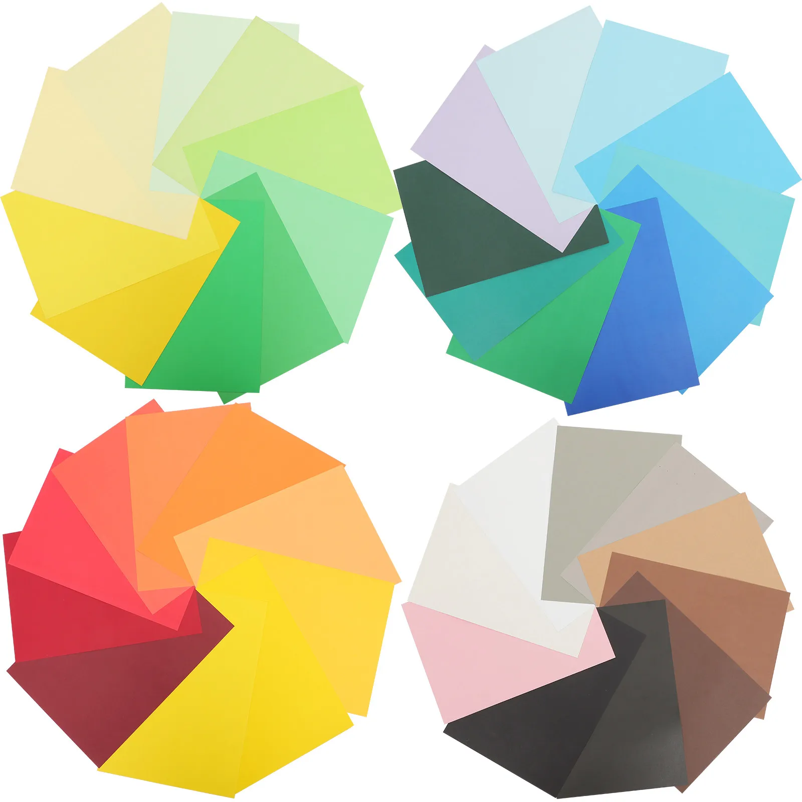 50Sheets Colored Card Paper For Paper For Scrapbooking Art Student Craft Projects Origami Drawing Painting