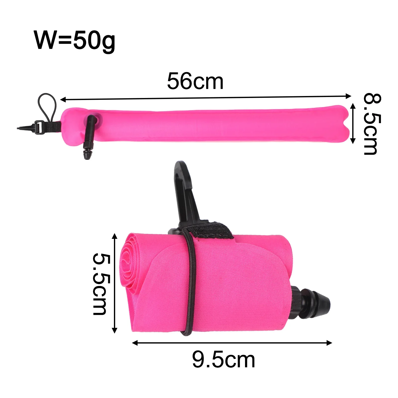 

Нейлоновый буй для дайвинга 210D с тканью с покрытием из ТПУ, предназначенный для безопасного и надежного подводного надувания и сигнала