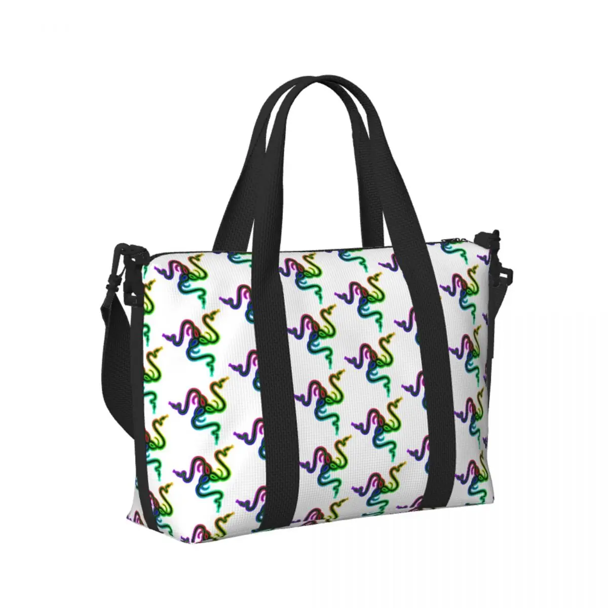 

Custom Razer Beach Travel Bag Large Capacity Tote Bags for Gym Sport Women Shopping Duffle Shoulder Bag