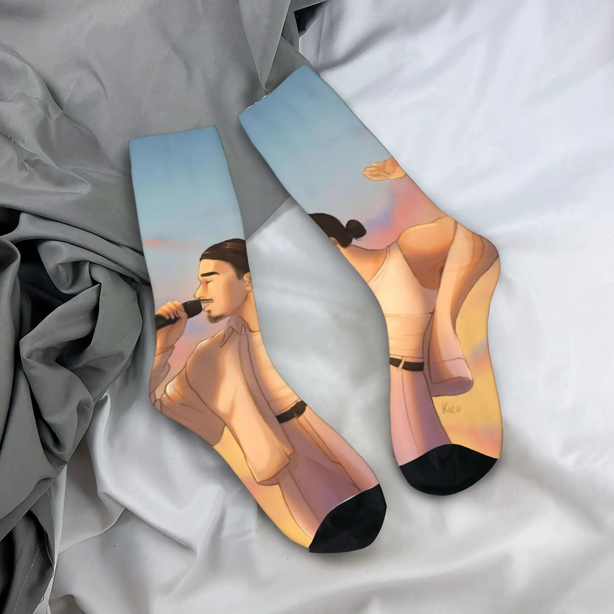 

Носки PIERRE GARNIER EVERY SECOND, кавайные чулки, мужские мягкие велосипедные носки унисекс, зимние нескользящие носки на заказ