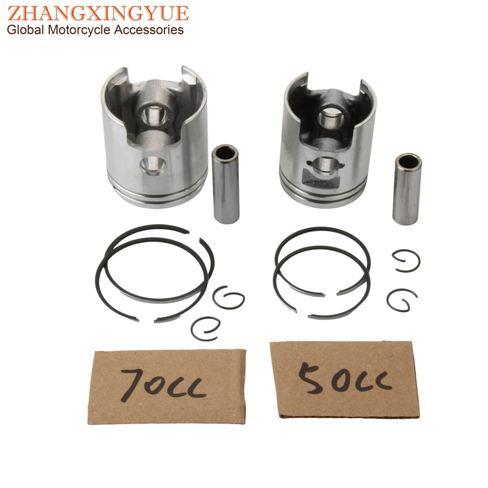 Scooter 50cc 70cc 41mm 47mm Piston Kit For Suzuki Katana Zillion 50 LC 2-Stroke