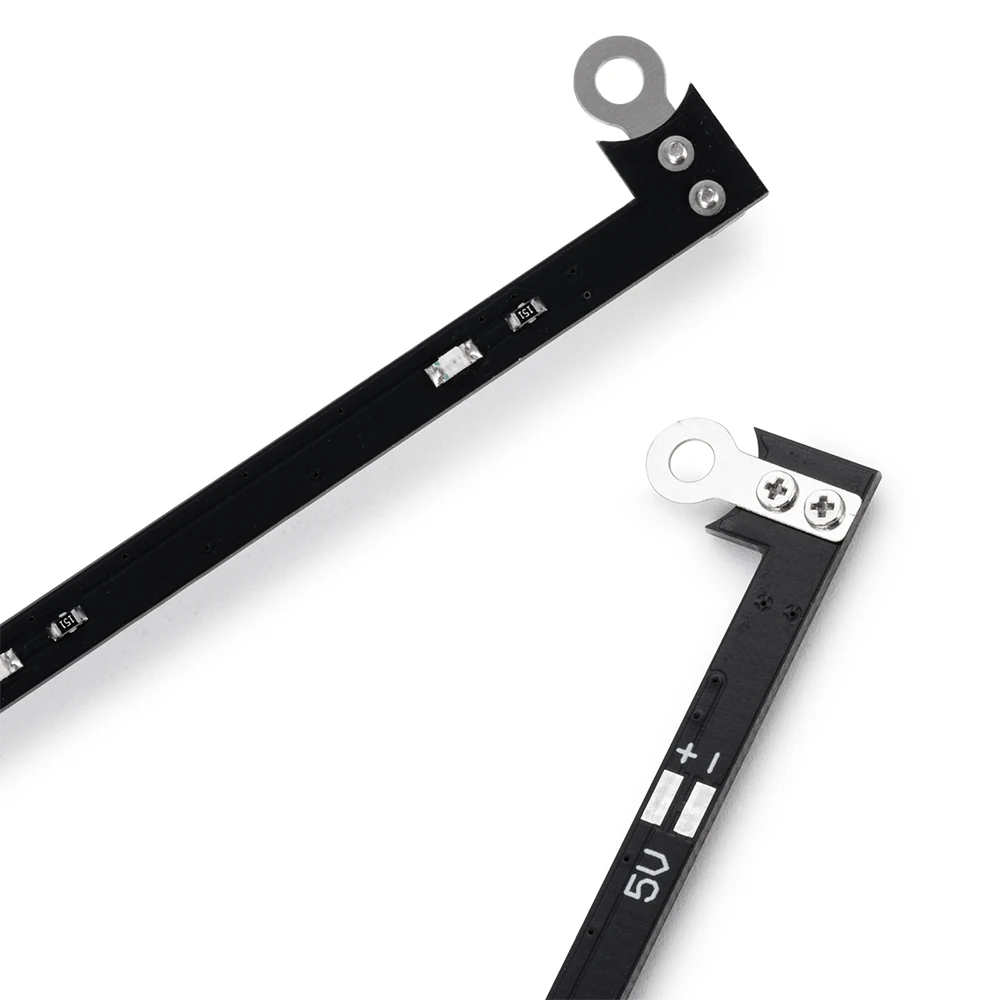 Yeahrun conjunto de lâmpadas led luzes laterais para tamiya volvo fh16xl 750 4x2 56375 1/14 rc trator reboque caminhão carro peças atualização