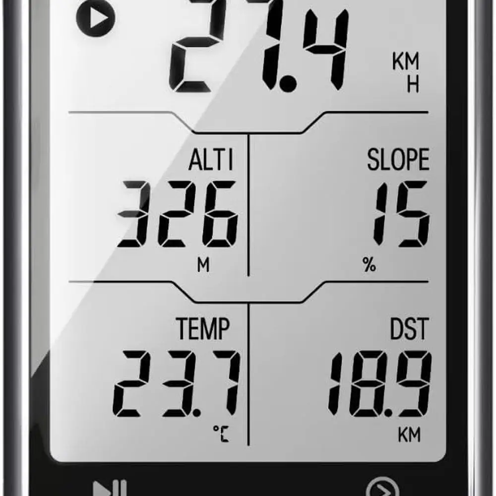 كمبيوتر لاسلكي للدراجة بنظام تحديد المواقع L4، شاشة 2.3 مغلفة، رفيع للغاية وخفيف الوزن، مقاوم للماء IPX7، بلوتوث و ANT+ Ena #1