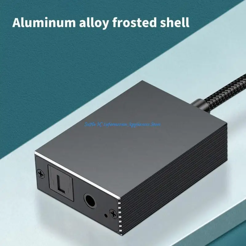 3.5 محول USB السمعي والكابل لجهاز الكمبيوتر المحمول للكمبيوتر التلفزيوني إلى SPDIF البصري #5