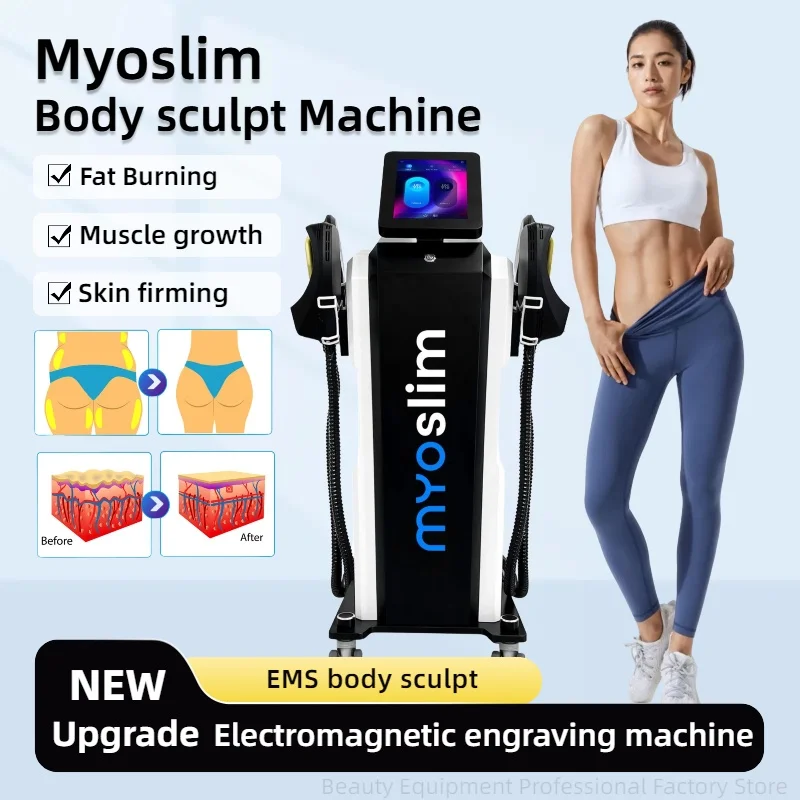 EMS Body Sculpt 6500w Body Slimming Fat Burning Muscle Sculpting Electromagnetic Muscle Stimulate Therapy Build Muscle Machine