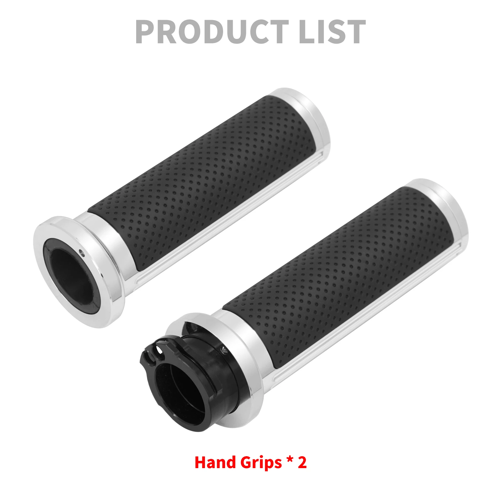 Motorcycle 1\'\' 25mm Hand Grip Handle Bar Grips For Harley Touring Dyna Softail Sportster XL 1200 883 XR VRSC Street Glide FLHR