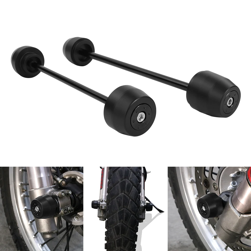 

Fit For Suzuki DR650 DR650SE 1996-2022 DR 650 DR 650SE Motorcycle Front & Rear Axle Fork Crash Sliders Wheel Protector