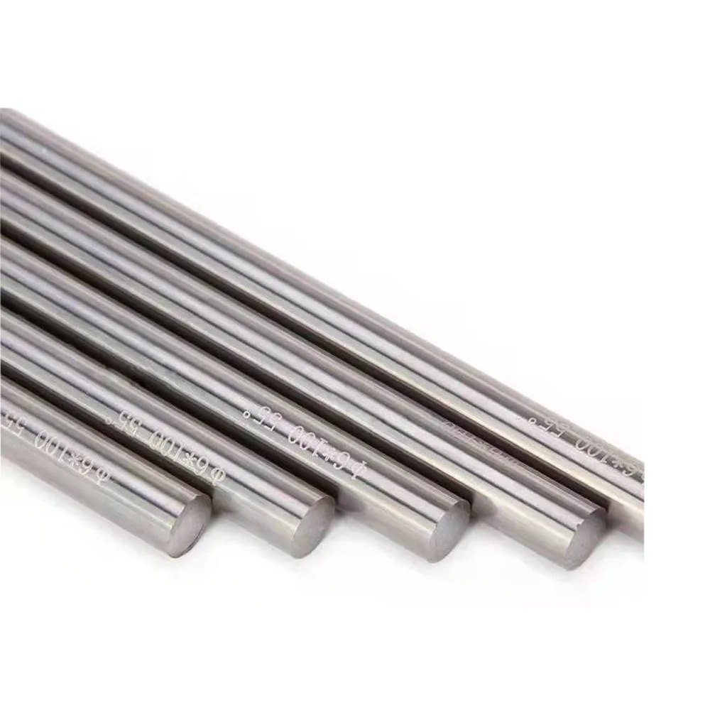 HUAZHICHUN HRC55 barra de carburo de tungsteno CNC barra redonda fresa oferta longitud de la varilla 100mm 150mm