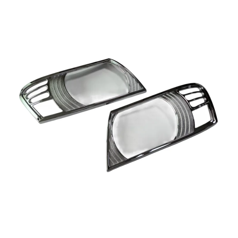 

One Pair for Left and Right Sides Chrome Styling Head Light Cover for Mitsubishi Pajero / Shogun 00-06