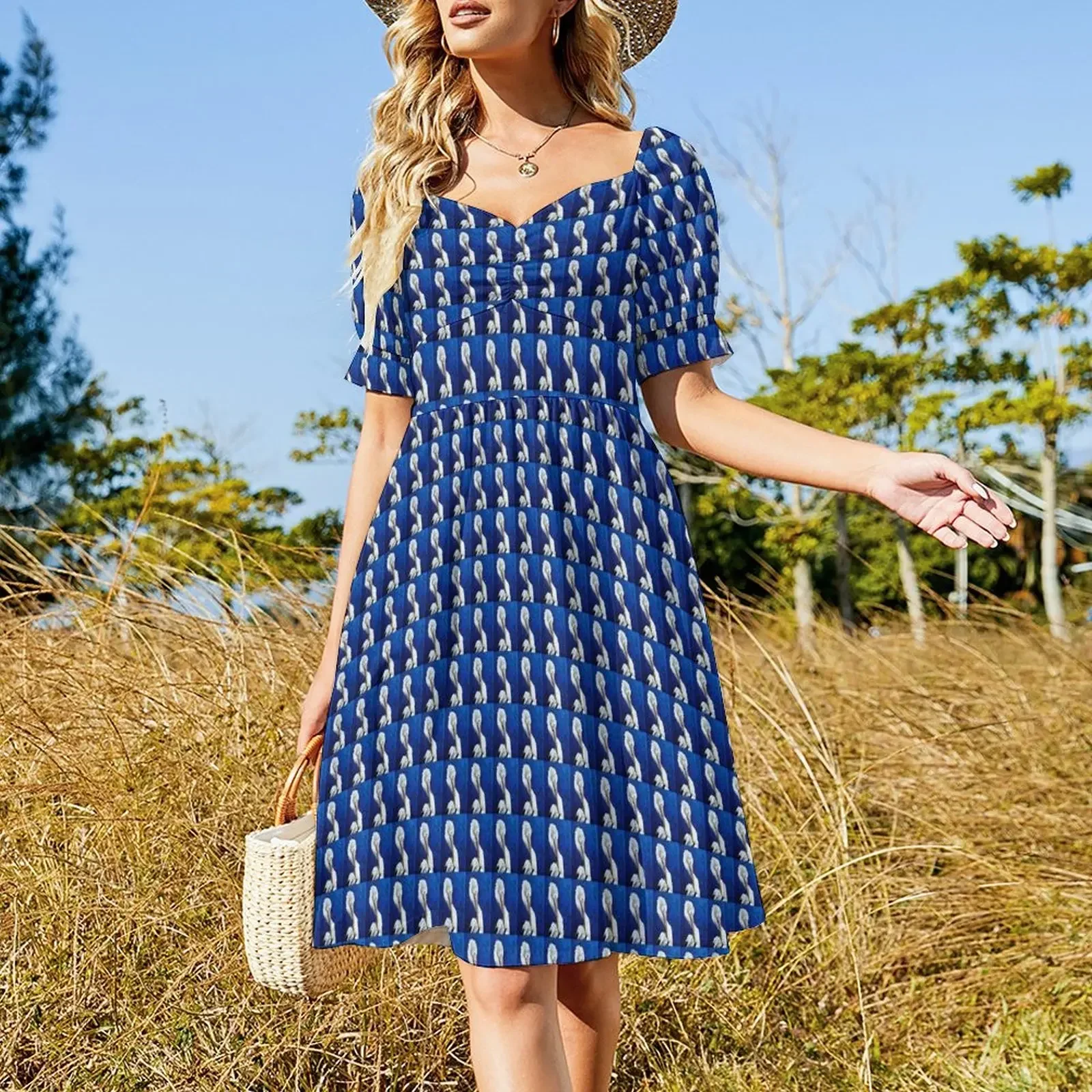 Pelican Sleeveless Dress dress summer 2025 women Women dresses summer clothes Elegant gowns Dress