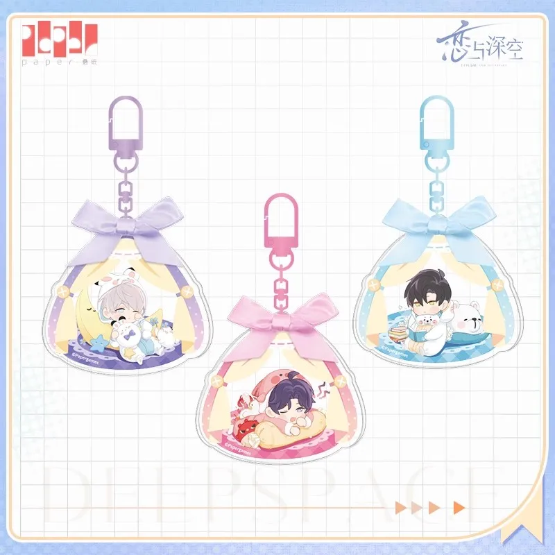 [Officiële merchandise] op voorraad Game Love and Deepspace Summer Xavier Rafayel Zayne Chibi Water Ripples Stand Acryl Hanger
