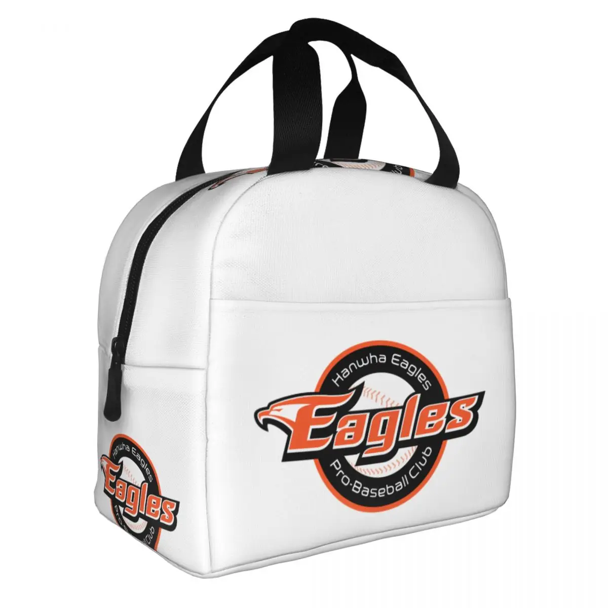 Hanwha Eagles Baseball Team Sport Lover Insulated Lunch Bags Cooler Bag Reusable Leakproof Tote Lunch Box Food Handbags Beach