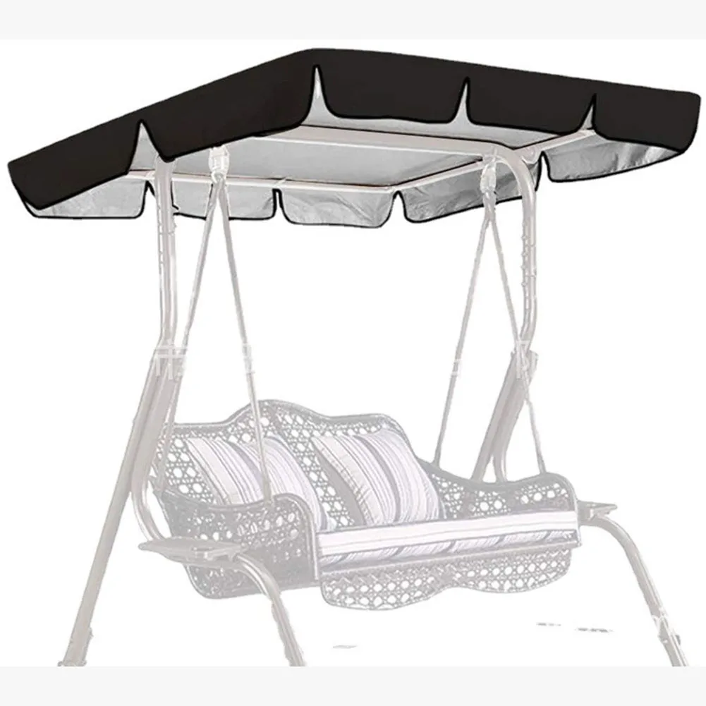 

Garden Swing Cover Outdoor Swing Canopy Dustproof Swing Canopy High-quality Polyester Taffeta For Garden Yard For 3-seater Swing