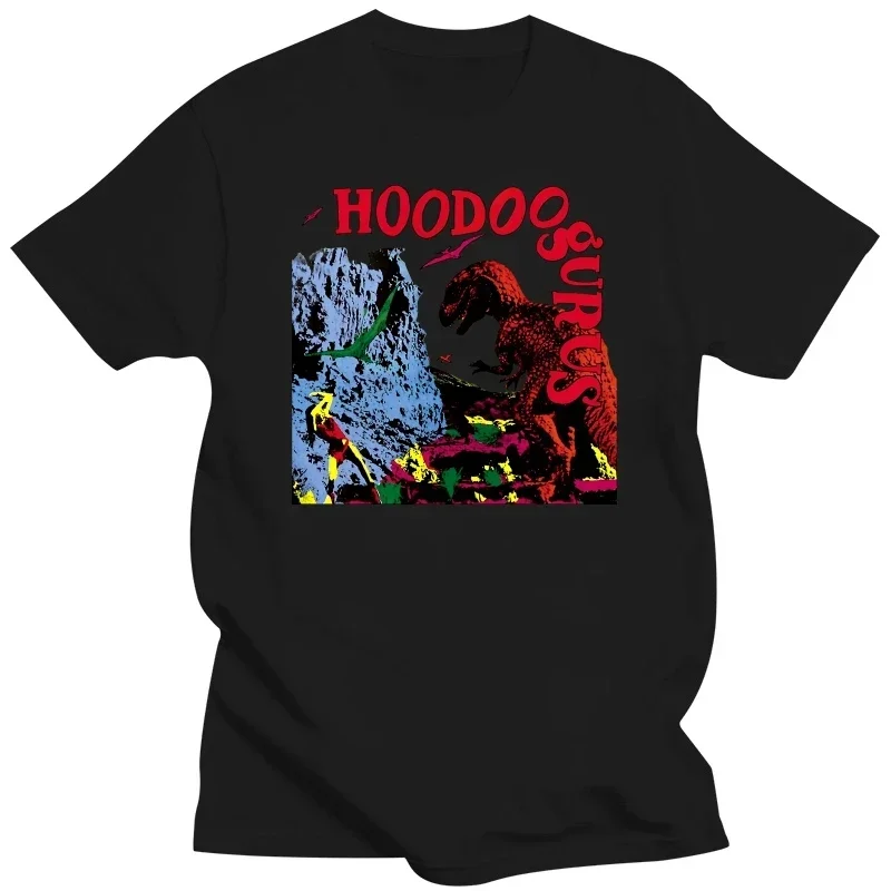 all sizes S 5XL men's Black White Immortal poster New Hoodoo Gurus Australian Rock Band Black T-Shirt Size S-5XL